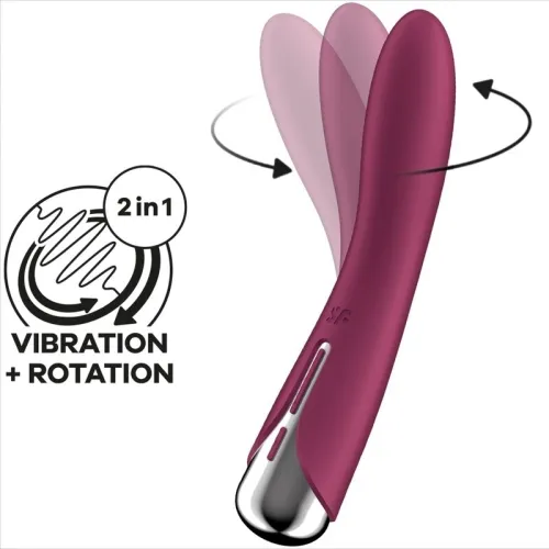 Spinning Vibe 1 G-Spot Rotator Vibrator Rot – Satisfyer