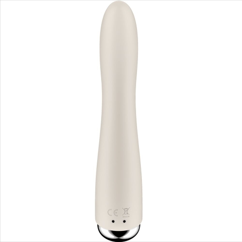 Spinning Vibe 1 G-Spot Beige Rotator Vibrator | Satisfyer