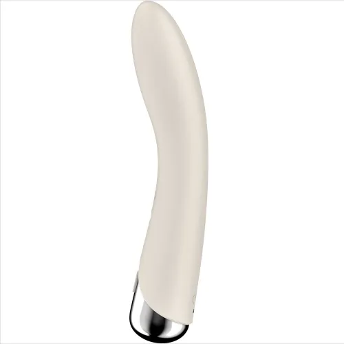 Spinning Vibe 1 G-Spot Beige Rotator Vibrator – Satisfyer