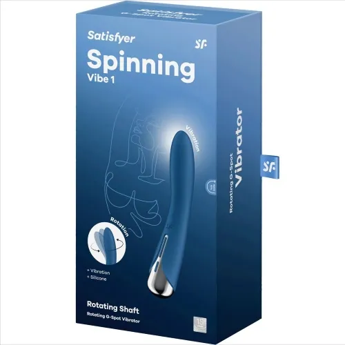 Spinning Vibe 1 G-Spot Blauer Rotator Vibrator – Satisfyer