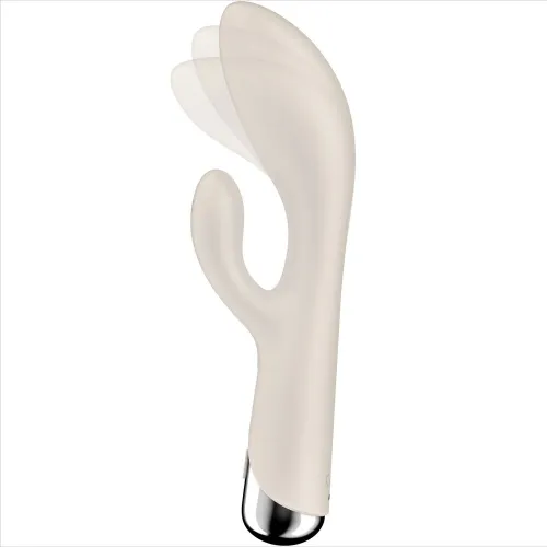 Spinning Rabbit 1 Clitoral and G-Spot Stimulator Beige | Satisfyer