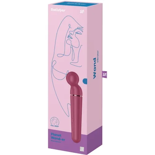 Planet Wand-Er Vibrator Massager Berry – Satisfyer