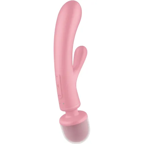Triple Lover Rabbit Vibrator Massager Rosa – Satisfyer