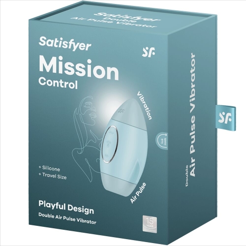 Mission mittrol Blauer Dual Air Puls Vibrator | Satisfyer
