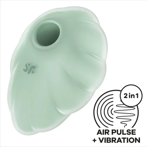Cloud Dancer Green Air Pulse Vibrator | Satisfyer