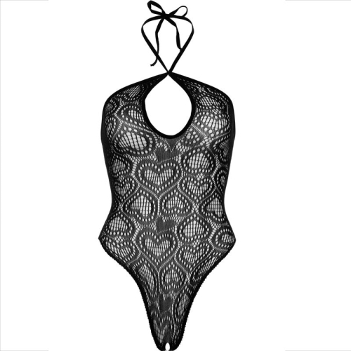 Nahtloser Neckholder Körper In Schwarz | Leg Avenue