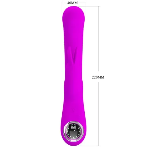 Lamar Rabbit Vibrator Purple | Pretty Love