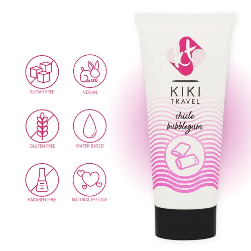 Gleitgel Strawberry Bubblegum 50ml – Kikí Travel