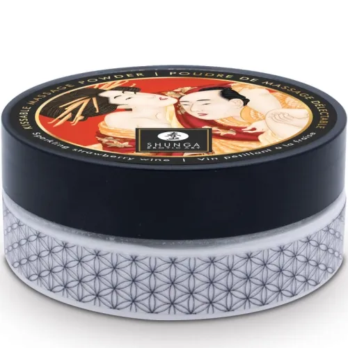 Edible Massagepulver Set Erdbeere – Shunga