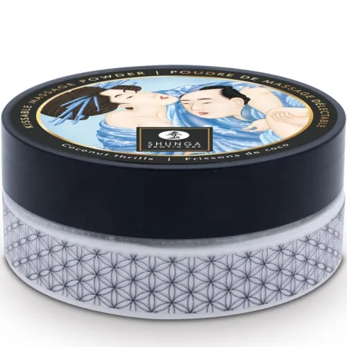 Edible massage powder set coconut – Shunga