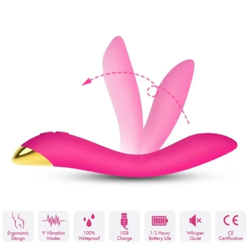 Flamingo Vibrator Multiposition Fuchsia | Armony