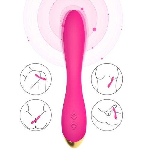 Flamingo Vibrator Multiposition Fuchsia | Armony