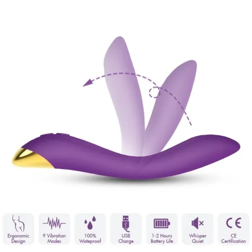 Flamingo Vibrator Multiposition Purple | Armony