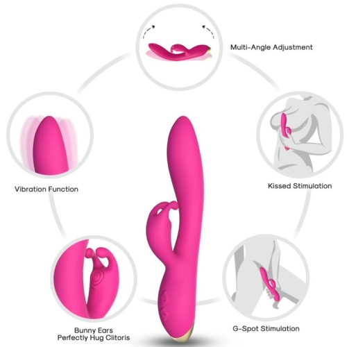 Bonnie Rabbitvibrator Fuchsia | Armony