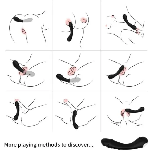 Silicone vibrator G - Spot Black | Armony