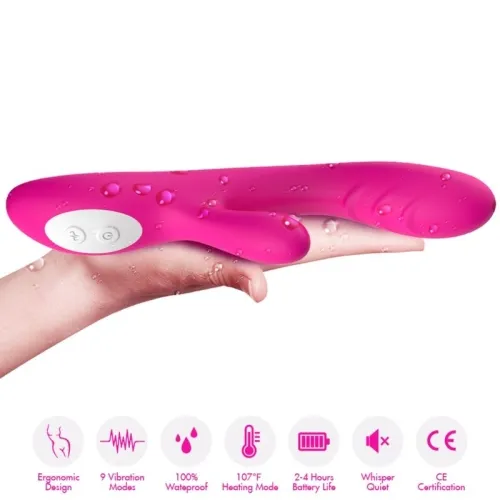 Spark Vibrator with Heat Effect Fuchsia | Armony