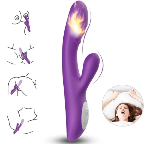 Spark Vibrator with Heat Effect Purple | Armony