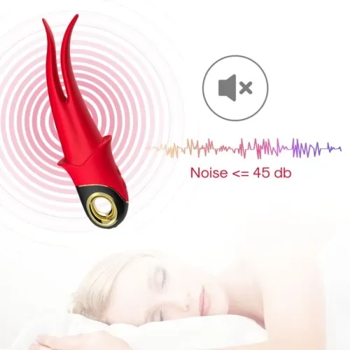 Shadow Vibrator Doppelkopf Teasing Rot – Armony
