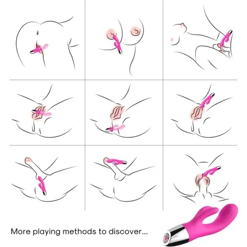 Rabbit vibrator Fuchsia | Armony