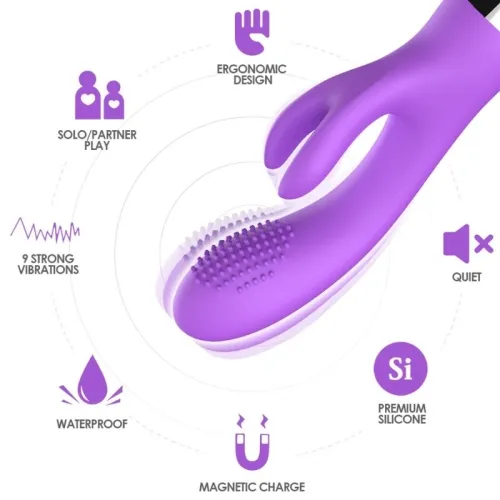 Rabbit vibrator purple | Armony