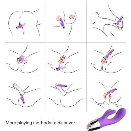Rabbit vibrator purple | Armony