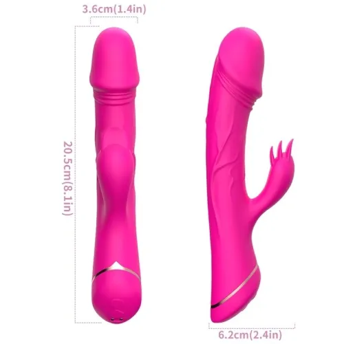 Silicone Rabbit Vibrator Fuchsia | Armony