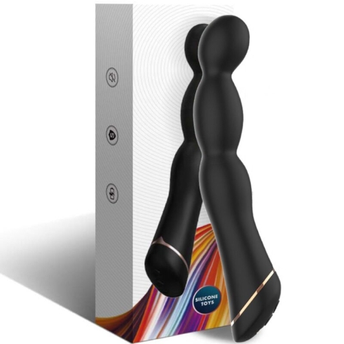 Bamboo Vibrator Adjustable Black | Armony