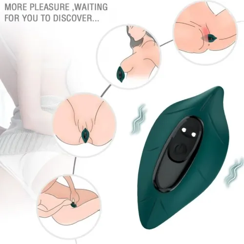 Stimulator & Vibrator with Remote Control Green | Armony