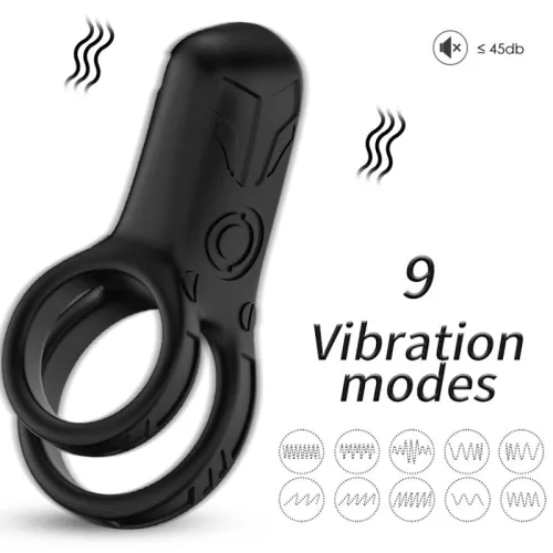 Doble Anillo Vibrator Black – Armony