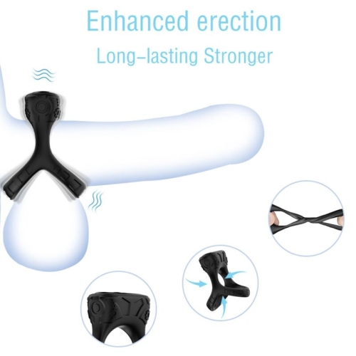 Anillo Vibrator & Multiposición Schwarz  –  Armony