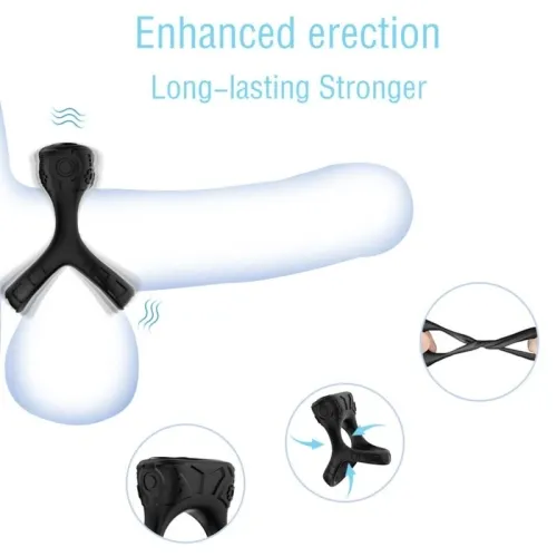 Anillo Vibrator & Multiposition Black – Armony