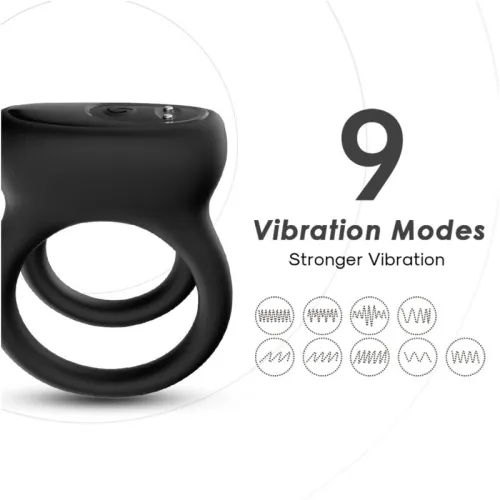 Doble Anillo Vibrator Black – Armony