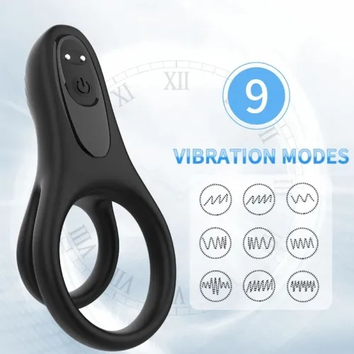 Doble Anillo Vibrator Black – Armony