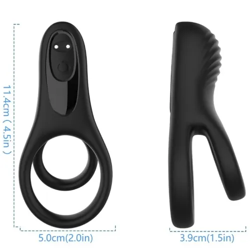 Doble Anillo Vibrator Black – Armony