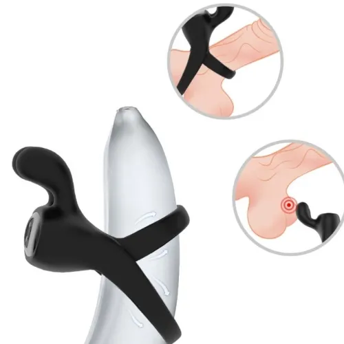 Anillo Vibrator Rabbit Black – Armony