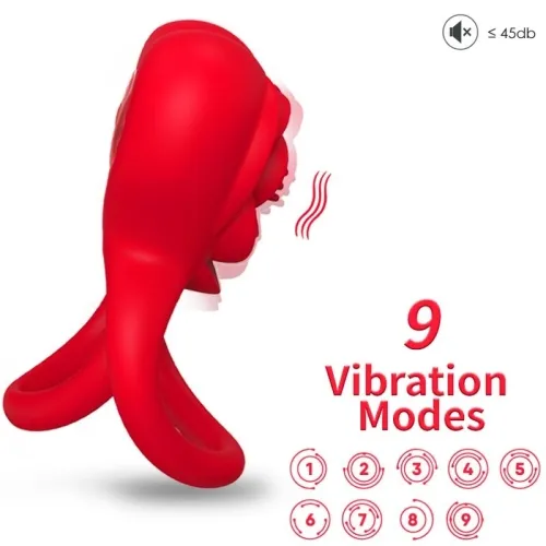 Anillo Vibrator Heart Red – Armony