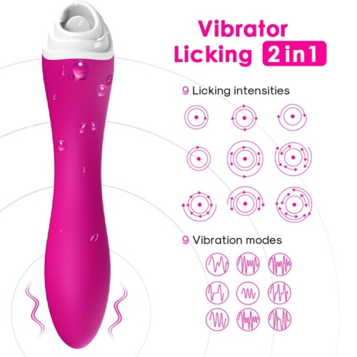 Fairyland ClitStimulator & Vibrator Fuchsia | Armony