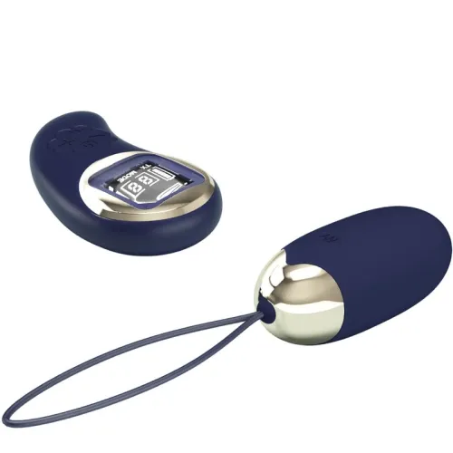 Mina Vibrierendes Ei Mit Fernbedienung Blau – Pretty Love
