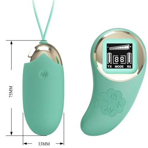 Green Remote Control Vibrating Egg Mine – Pretty Love