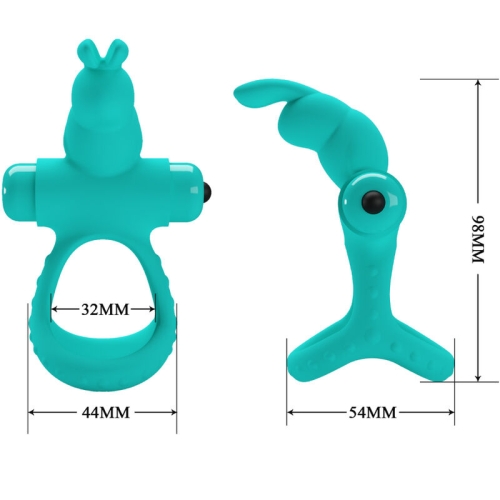Figgy Green Rabbit Vibratorring | Pretty Love
