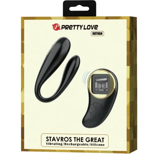 Nathan Double Pleasure Vibrator Mit Fernbedienung – Pretty Love