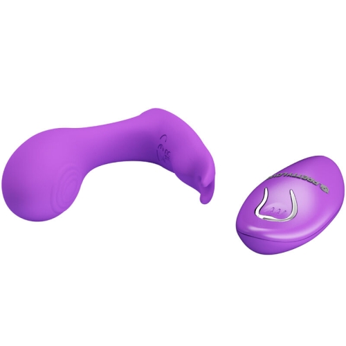 Idabelle Vibration & Pulsation Fernbedienung Violett | Pretty Love