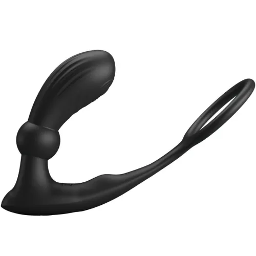 Warren Black Anal Ring & Vibrator – Pretty Love