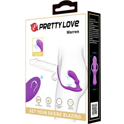 Warren Violet Anal Ring & Vibrator – Pretty Love