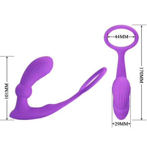 Warren Violet Anal Ring & Vibrator – Pretty Love