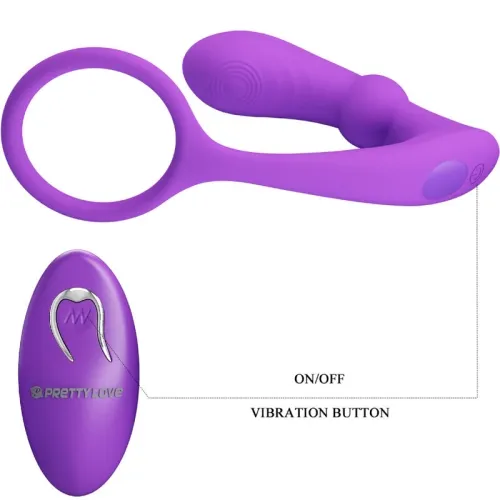 Warren Violet Anal Ring & Vibrator – Pretty Love