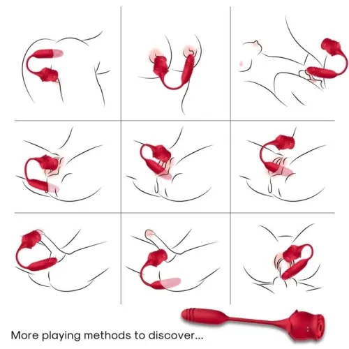 Roseknight Vibrator Red | Armony