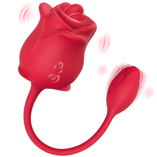 Rose Stimulator & Vibrator Red | Armony