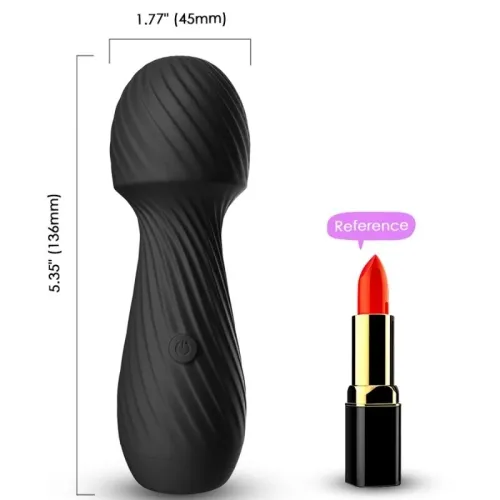 Dazzle Massager & Vibrator Small Black – Armony