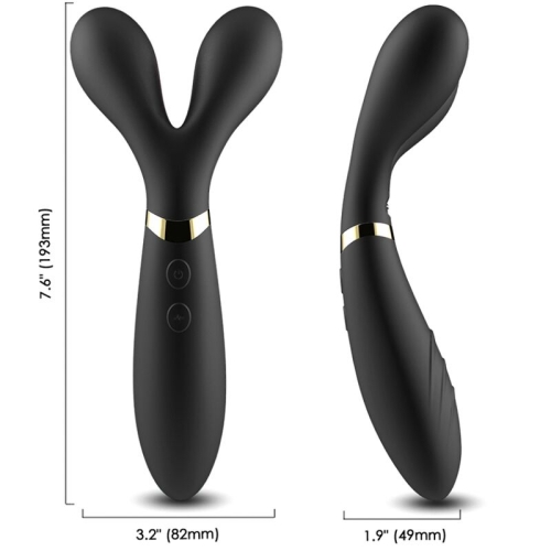 Y-Wand Massagegerät & Vibrator Schwarz  –  Armony